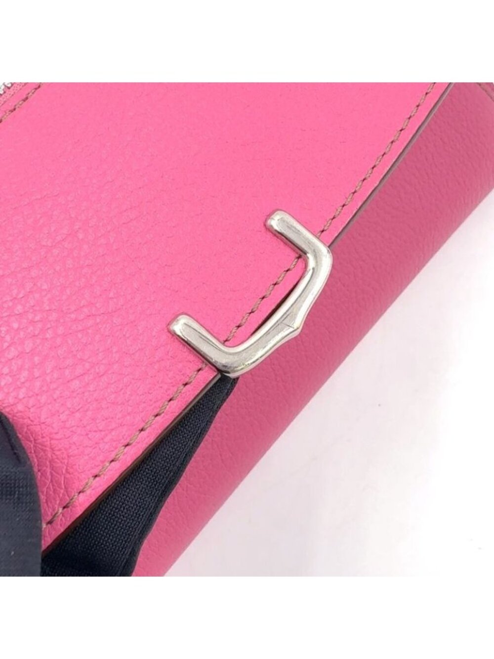★SOLD★ Cartier C de Cartier International Wallet Leather Pink Silver - Picture 13 of 13